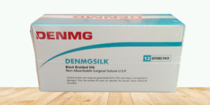 DENMGSILK - Black Braided Silk